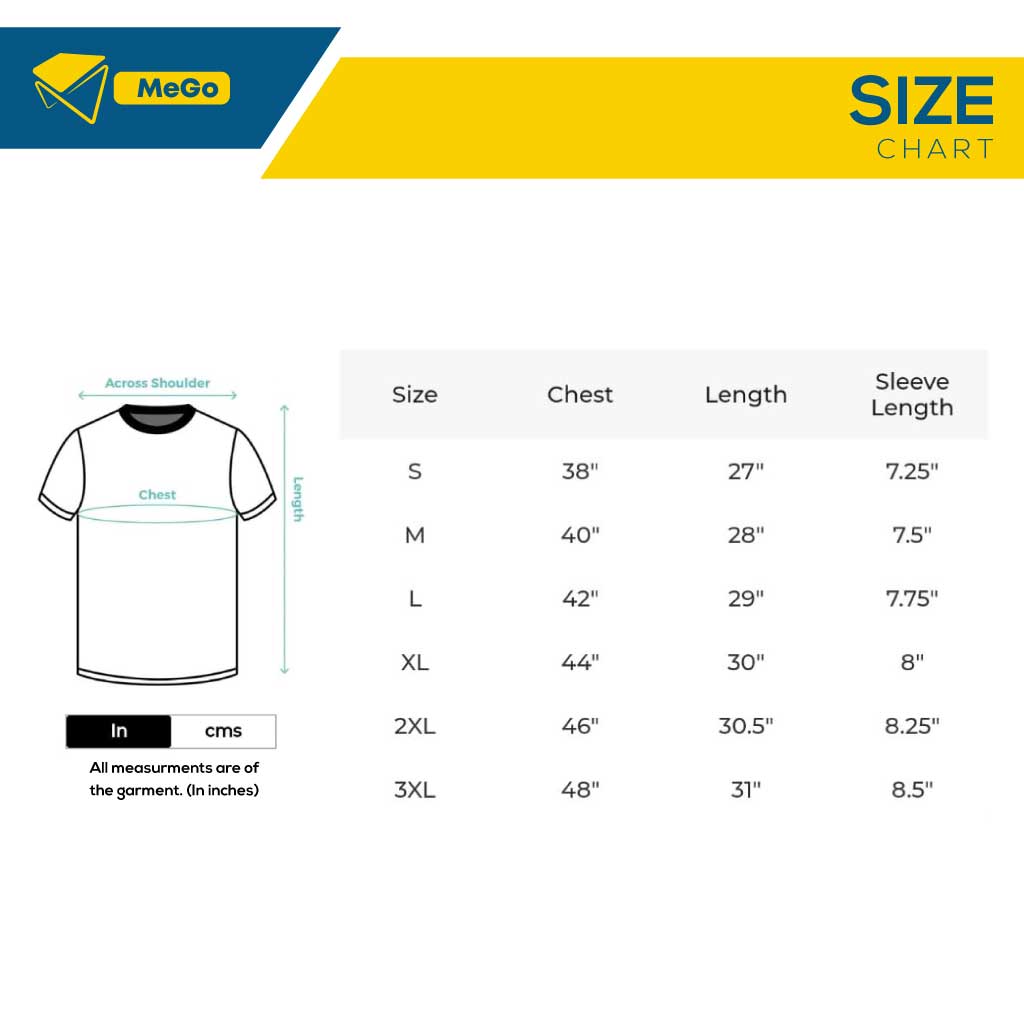 Black Round Neck T-Shirt