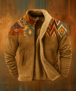 Western Tribal Sherpa Jacket