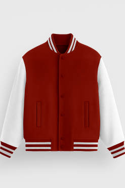 Red & White Varsity Jacket
